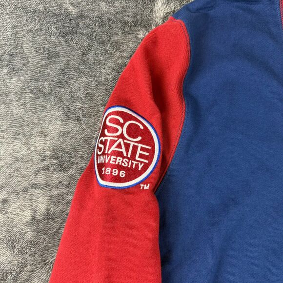 Big Boy HeadGear SC State University Patch Embroidered Cardigan Men's L Red - Picture 3 of 11